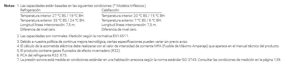  FICHA TECNICA DEL AIRE POR CONDUCTOS LG CM24F + UUB1