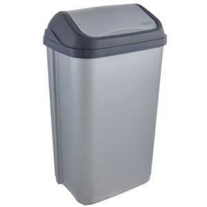 keeeper Cubo de Basura con Tapa Basculante, 50 L