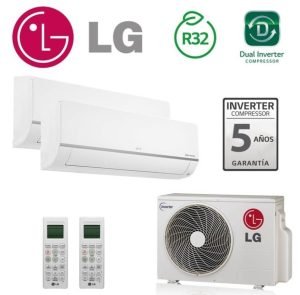 LG 2X1 PC09SQ + PC12SQ + MU2R17 CONFORT CONNECT WIFI